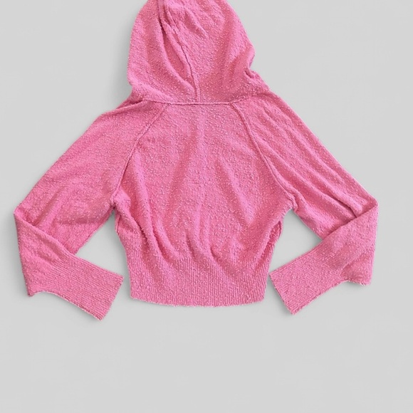 Free People- Found My Friend Hoodie- Pink-size Small-like new-EUC - Picture 6 of 8